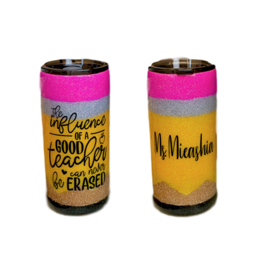 Pencil Tumbler - Glitter Cup