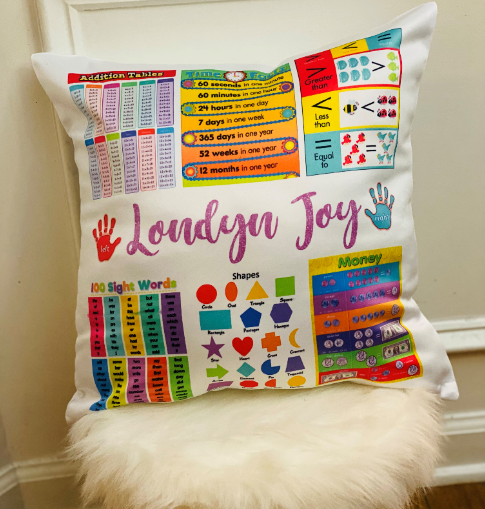 Kids Learning Pillow